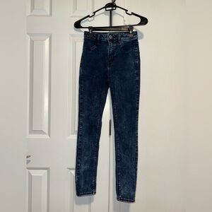 Acid Wash American Eagle Skinny Jegging